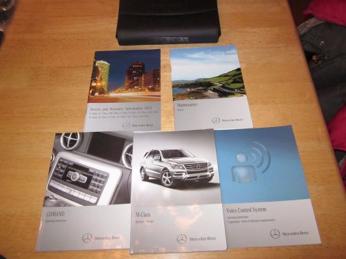 2012 mercedes ml350 owner + navigation manual oem owners m class