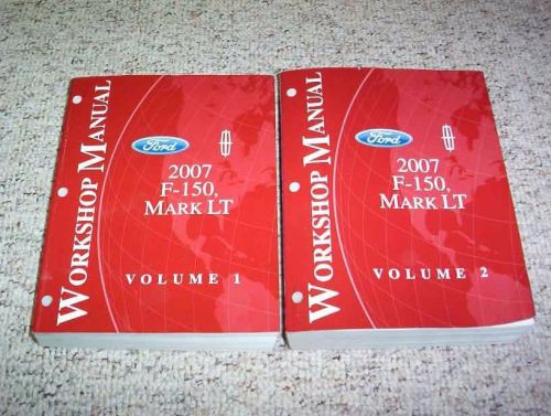 2007 ford f-150 xl stx xlt fx4 lariat shop service repair manual 4.2l 4.6l 5.4l