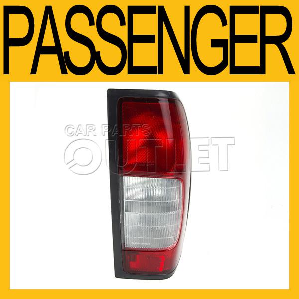 98 99 nissan frontier tail light left rear brake lamp lens housing wo bulb right