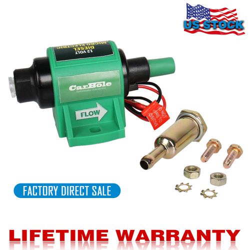 Hot !12d universal micro electric fuel transfer diesel pump 35 gph 4-7psi 12v us