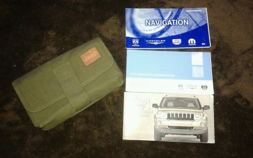 2005 jeep grand cherokee factory owners manual clean set