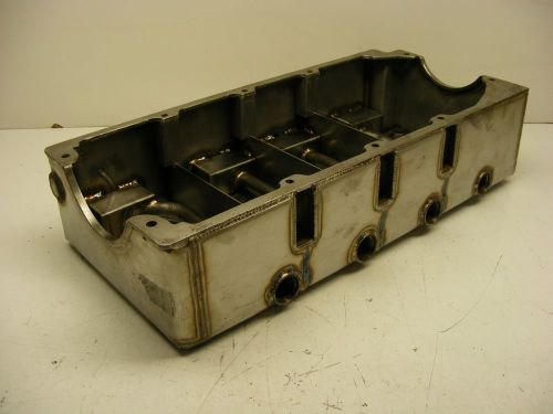 Sbc segmated dry sump oil pan 4 pickups canton nascar imca moroso race 031716-12