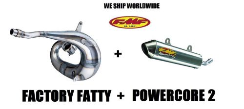 New fmf factory fatty pipe + powercore 2 silencer 00-01 yamaha yz250 yz 250