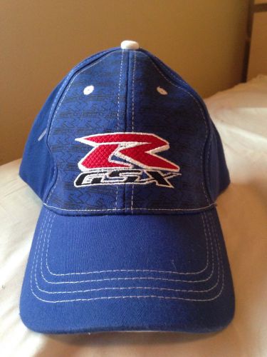 New!! suzuki gsx-r hat-  baseball cap - gsxr blue genuine suzuki brand