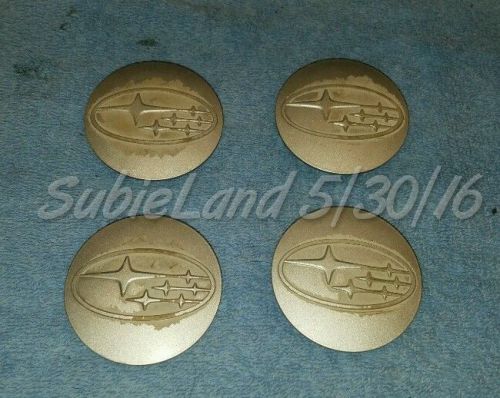 05-07 subaru legacy lgt gt wheel center caps set