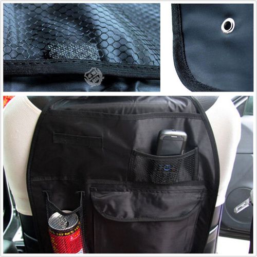 Auto chair knapsack seat cover pouch convenient bag tidy storage 5 mesh pocket