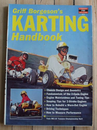 1961 karting handbook fawcett 471 go kart great ads 144 pages nice condition