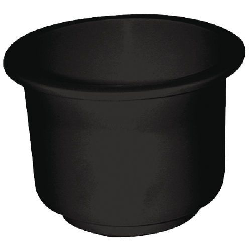 Boat rv poker table large black recessed cup/beverage holder 4.25&#034; od