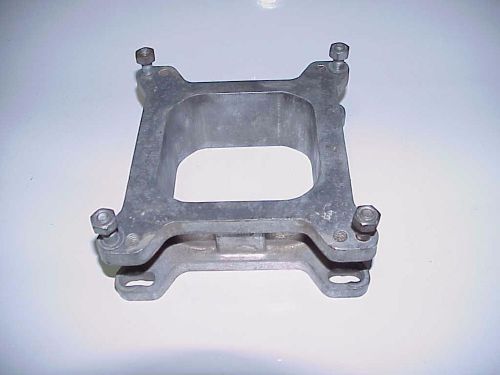 Aluminum 2&#034; holley carburetor spacer ump imca nhra rat rod wissota asa