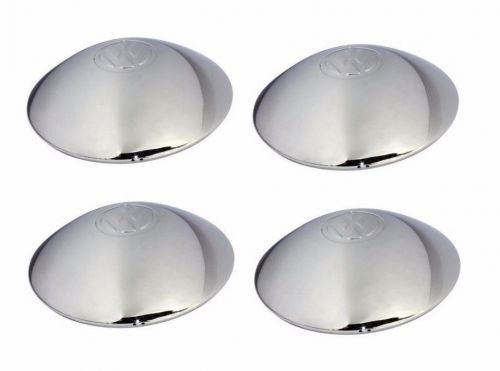 New volkswagen beetle campmobile transporter  set of 4 chrome hub caps 113601151