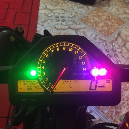 2006-2007 honda cbr 1000rr gauge tach rpm speedometer cluster 3,675 miles