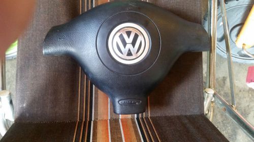 Mk4 vw gti gli leather steering wheel 3 three spoke airbag air bag oem -549