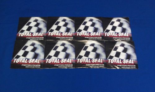 8 total seal second piston rings 4.185 -500182-diamond finish-new nascar racing