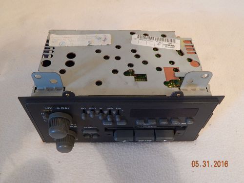 1995-97 gm chevrolet radio oem stereo am/fm cassette delco bravada blazer