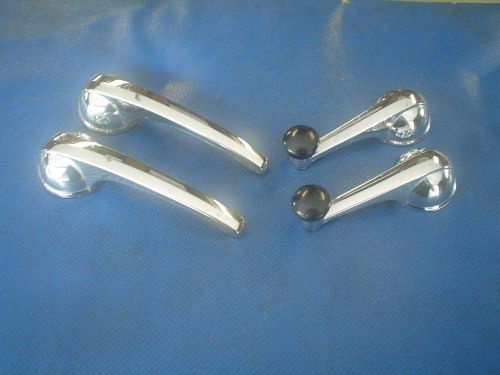 64 65 66 chevy chevrolet gmc truck inside door &amp; window handles cranks original