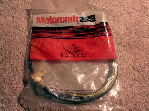 Motorcraft ford wc-8840-a cable assembly e8bz-14300-a wc8840a e8bz14300a nos new