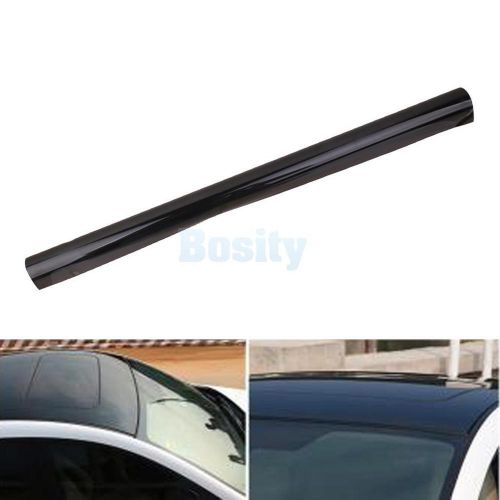 Black window shade tint film 15% vlt auto car house roll 50cm*6meter