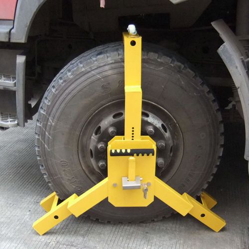 90-150cm 35 1/2&#034; - 41&#034; wheel tire lock clamp anti-theft device for trucks