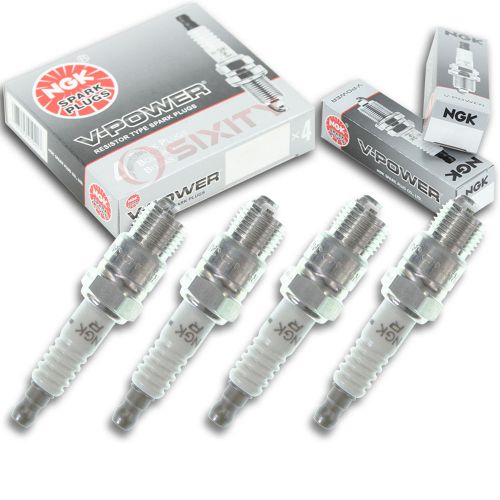 4pcs 79-90 hardin h454i ngk v-power spark plugs kit set engine tf