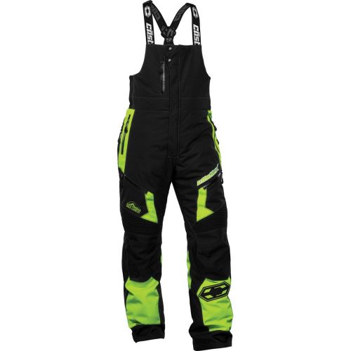 Castle mens tundra back country bib size xlarge hi-vis