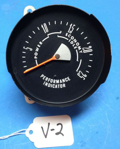 Nos 1967-71 barracuda mopar a body rally e rallye dash vacuum gauge 2771653 v-2