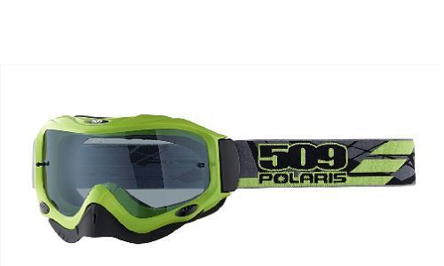 Polaris 509 dirt pro goggles lime tech