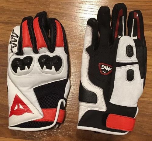 Dainese mig c2 motorcycle gloves white-lava red-black 9.5 xl extra large