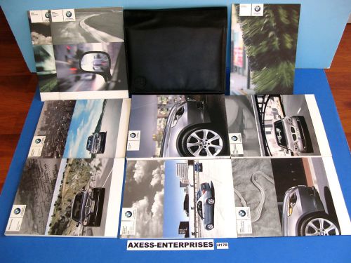 2006 bmw e60 525i 530i 525xi 530xi owners manuals drivers books pouch set # h178