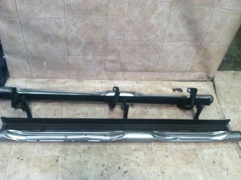 2000-2003 nissan frontier running boards lh+rh used oem 