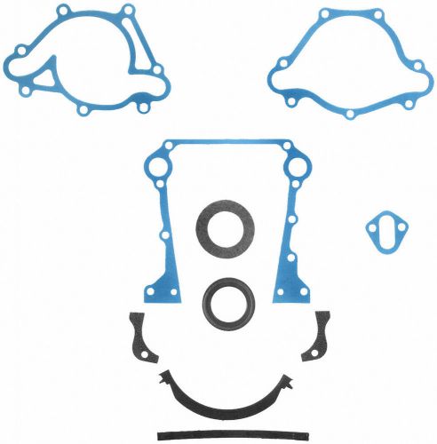 Engine timing cover gasket set fel-pro tcs 6563-1