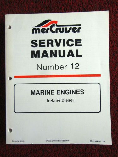 Mercruiser #12 marine engines in-line diesel 90-814099--2