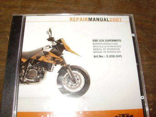 Ktm  repair manual cd 2007690 lc4 super-moto