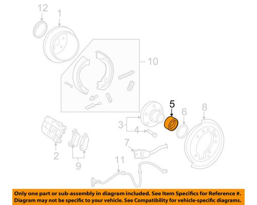 Ford oem rear-wheel bearings 6l2z1215a