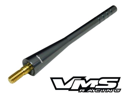 Vms racing 5&#034; cnc billet gunmetal antenna for 00-09 honda s2000