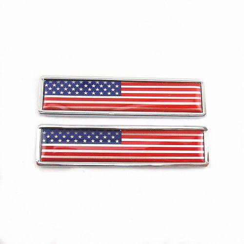 Stainless metal stars and stripes flag of united states emblem for harley dyna