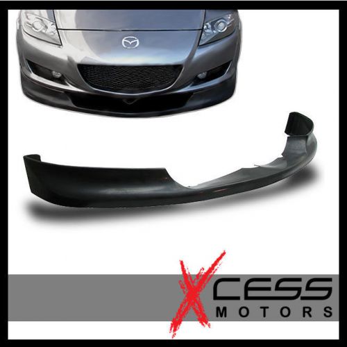 04-08 mazda rx8 type sport pu front bumper lip chin + carbon fiber sheet 60&#034;x59&#034;