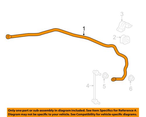 Honda 51300t7xa01 suspension stabilizer bar