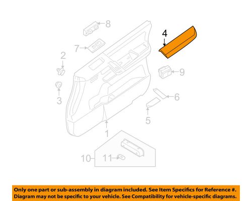 Nissan oem 04-07 titan-arm rest left 809417s002