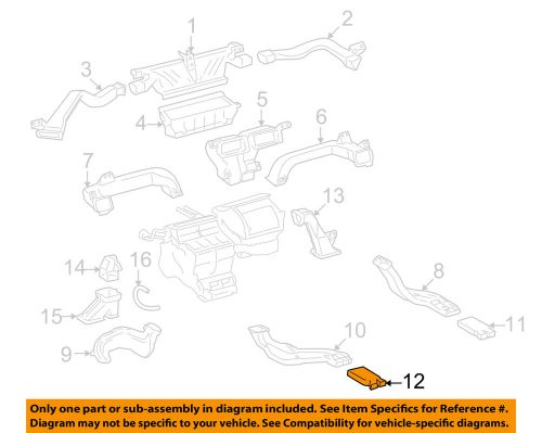 Lexus toyota oem 06-15 is250 instrument panel-rear extension left 8721653010