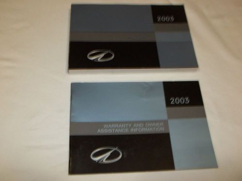 2001 oldsmobile alero owner&#039;s manual + warranty &amp; owner assistance information