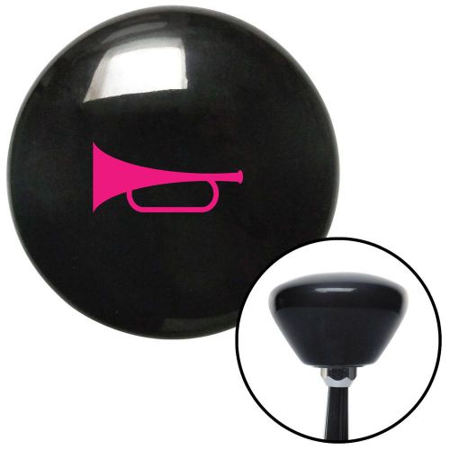 Pink horn trumpet black retro shift knob with m16 x 1.5 insertbillard stick