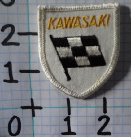 Vintage kawasaki motorcycle patch from the 70&#039;s 005