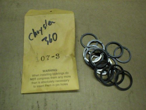 Wrist pin spiral locks set 16 total for 8 pistons chrysler small block 340 360