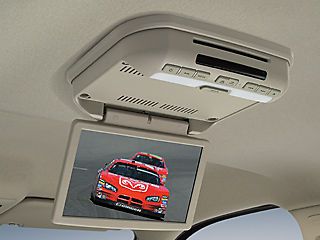 2009-2012 dodge ram rear seat over-head dvd system