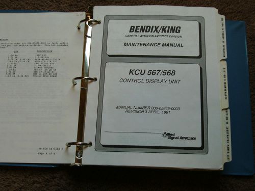 King kcu 567 kcu 568 control dispaly unit service repair shop manual overhaul