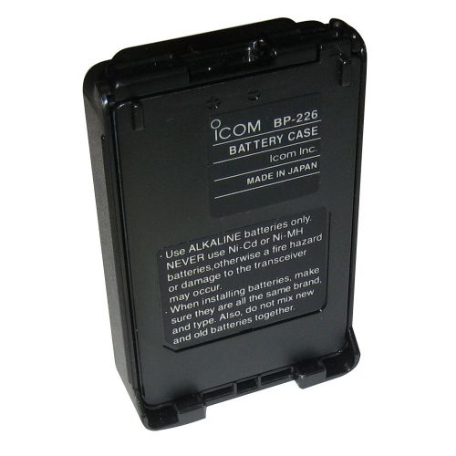 Icom bp226 alkaline battery tray for m88 5 aa batteries