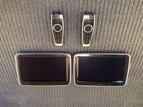 Mercedes w222 rear seat dvd tv screens original+remote controls a2229009303