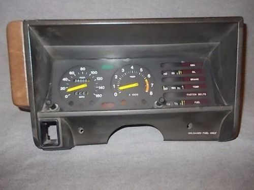 Lancia scorpion used original jaeger italia speedo / tach gauge cluster pod