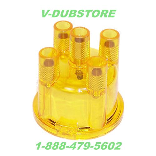 Empi 8793 yellow transparent distributor cap 009 vw dune buggy bug ghia baja bus