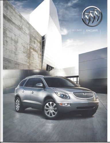 2011 buick enclave cx / cxl 1 and cxl 2 models - 27 page prestige brochure